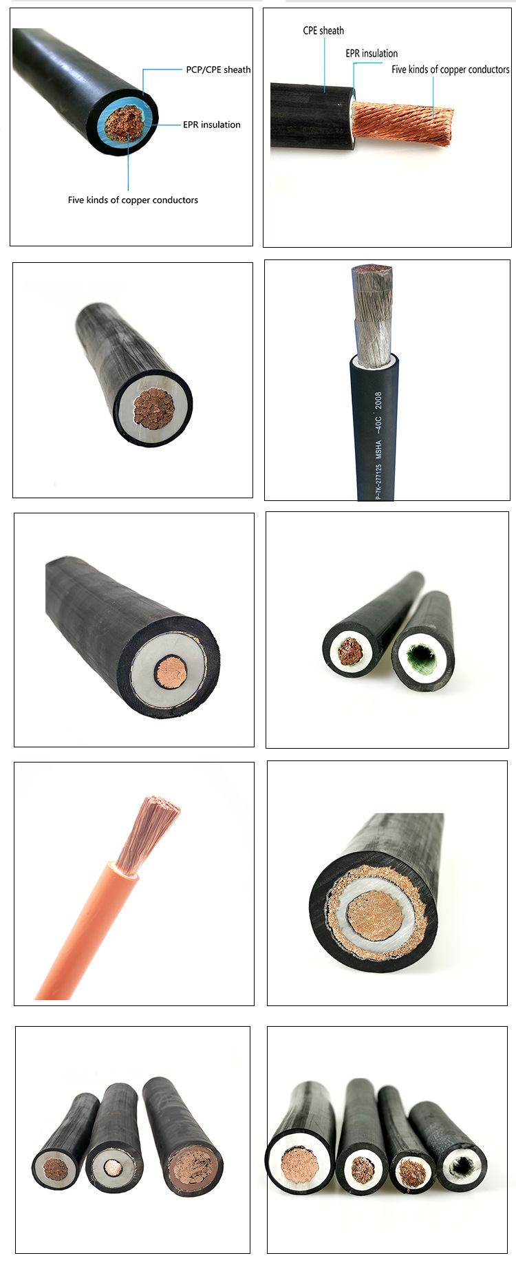 High-Voltage Motor Lead Wires & Cables (JE/JG/JFEH Series) – Specialized Rubber-Insulated Power Conductors