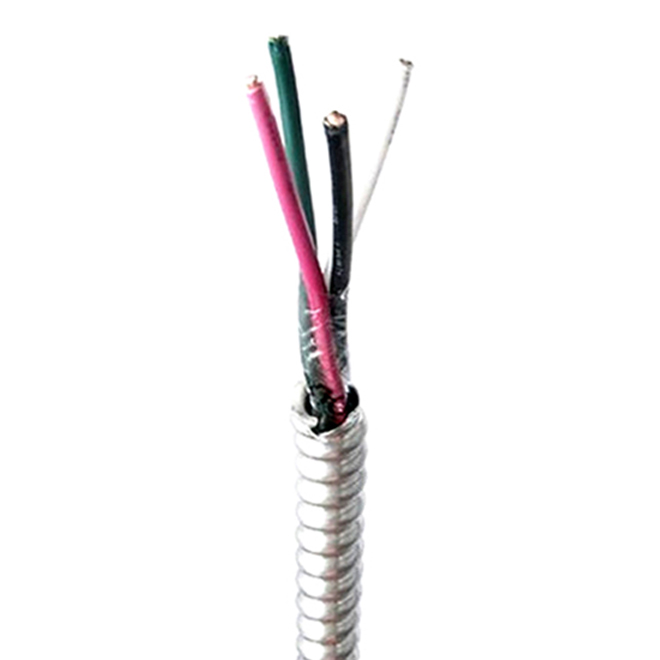 UL 1569 Type MC Cable – Interlocked G90 Galvanized Steel Armor, 600V Copper THHN/THWN-2