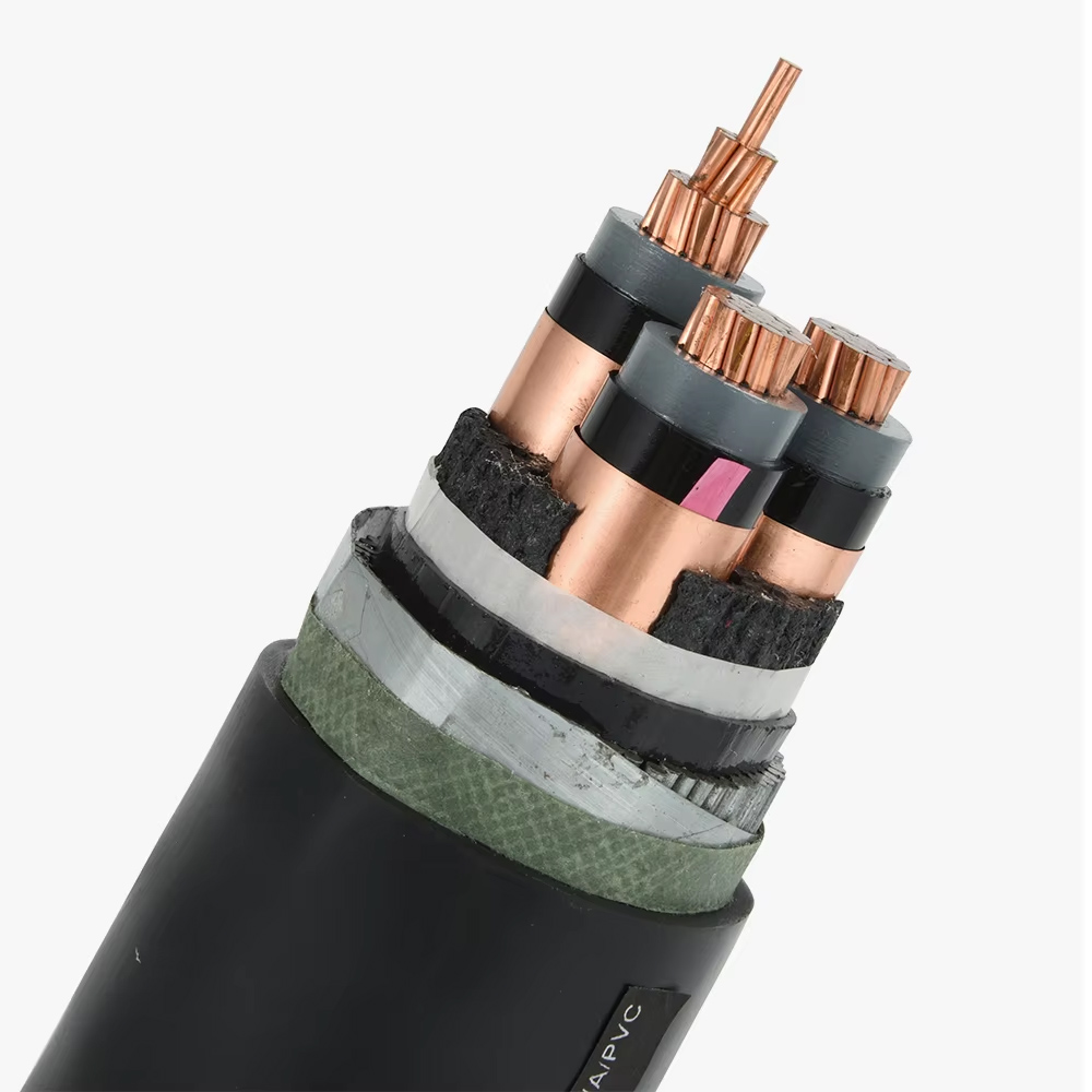 Cu/XLPE/SWA/PVC, 6.35/11kV Medium Voltage Power Cable – YJV32 3×120mm²