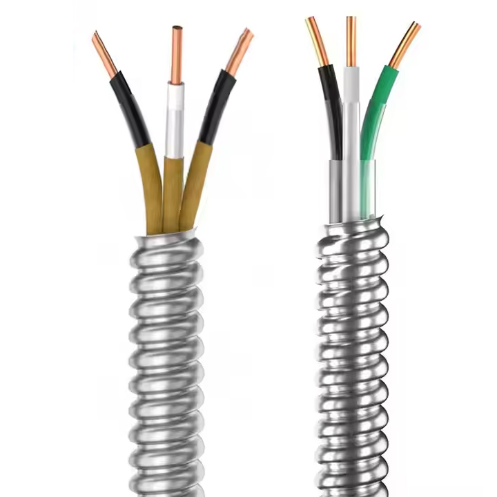 Metal-Clad Cable Certified for Canada Type AC90 | XLPE Insulated | 600V Interlocked Steel Armor