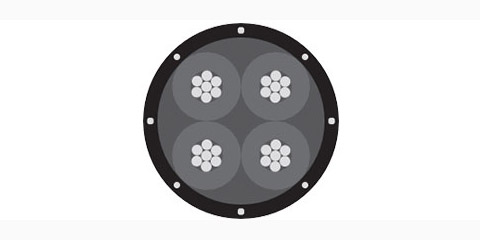 Type W Power, Round Portable Cable | EPR/CPE 2000V Mining Cable | MSHA & ICEA Compliant