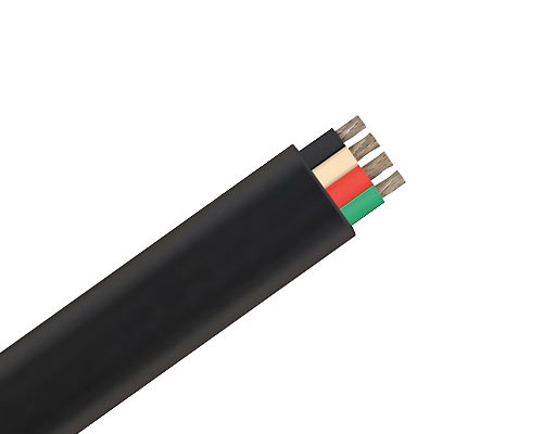 Type W 2000V Mining Cable – EPR/CPE 4-Conductor Flat, MSHA & ICEA Compliant, 90°C Flame Retardant-Picture1