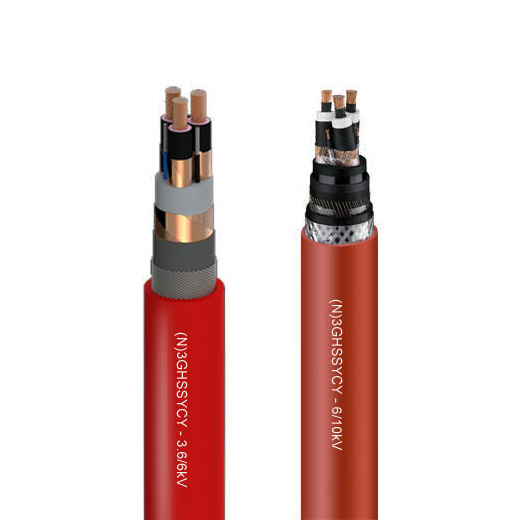 N3GHSSYCY Shielded Rubber-Insulated PVC Sheath Mining Cable | 3.6/6kV to 12/20kV | VDE 0250