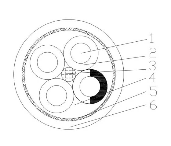 High Flexible Energy Chain Shield Power Cable | 0.6/1kV TPEE/PUR Port Machinery Cable