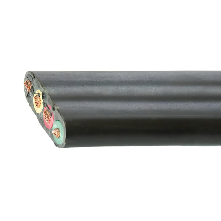 Submersible Pump Cable – 600V – UL 83 THHN Flat Flexible Copper, PVC/Nylon Jacket
