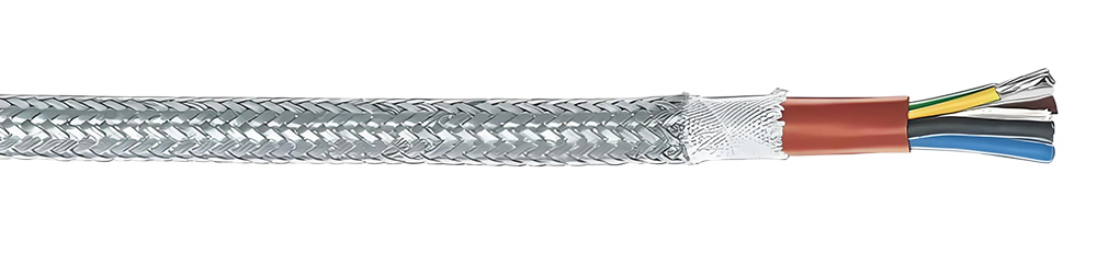Steel Armored Silicone Cable with Fiberglass Braiding (Multicore) – 180°C-Picture2