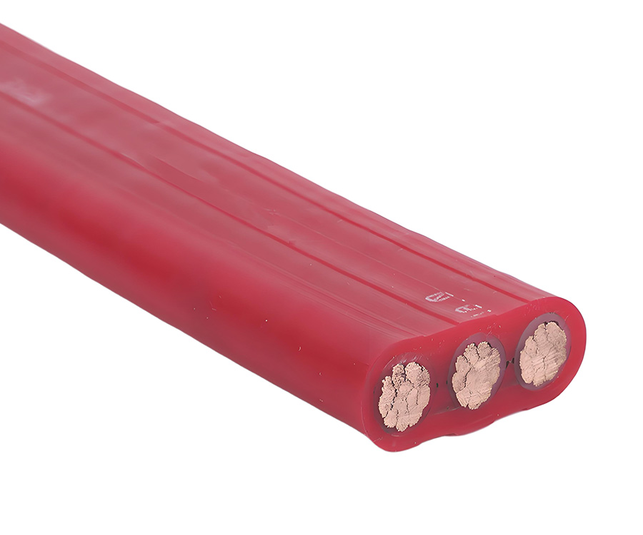 Flame-Retardant & High-Temperature Flat Cable 0.6/1kV, -60°C to +200°C | IEC & UL Certified for Cranes-Picture1