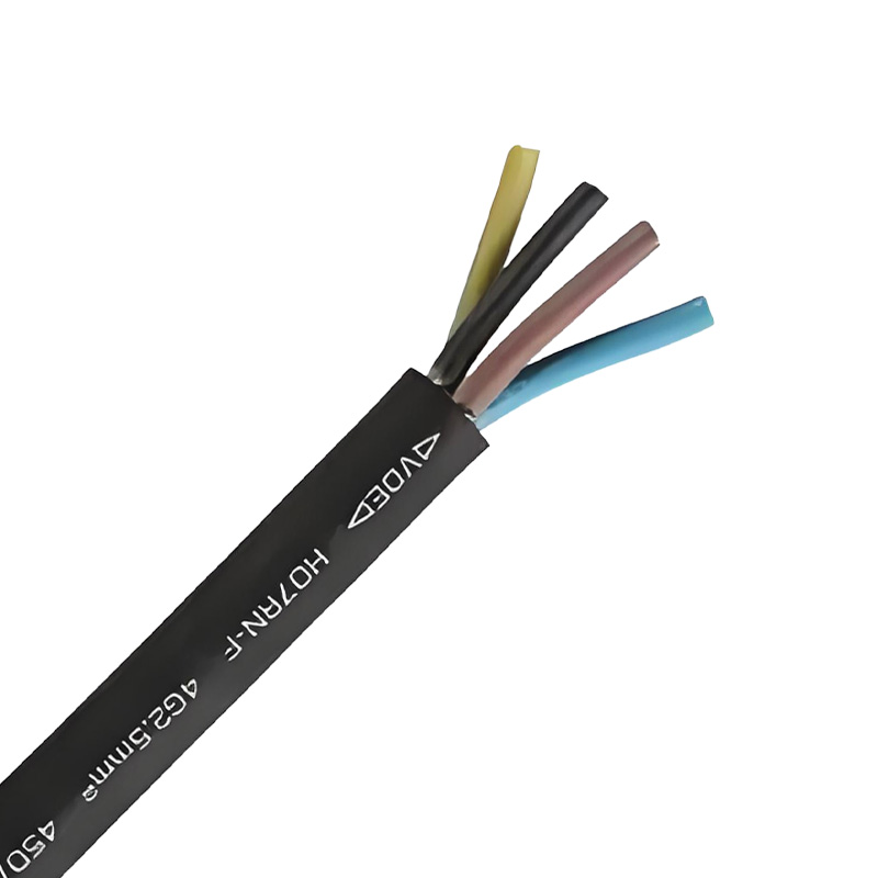 CE Certified H07RN-F 4 Core Flexible Rubber Cable (450/750V)