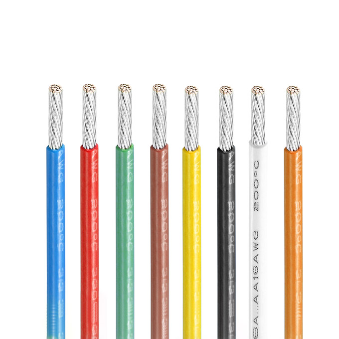 600V 4/6/8 AWG Flexible Silicone Wire | High-Temp Single Conductor | UL758 & VW-1