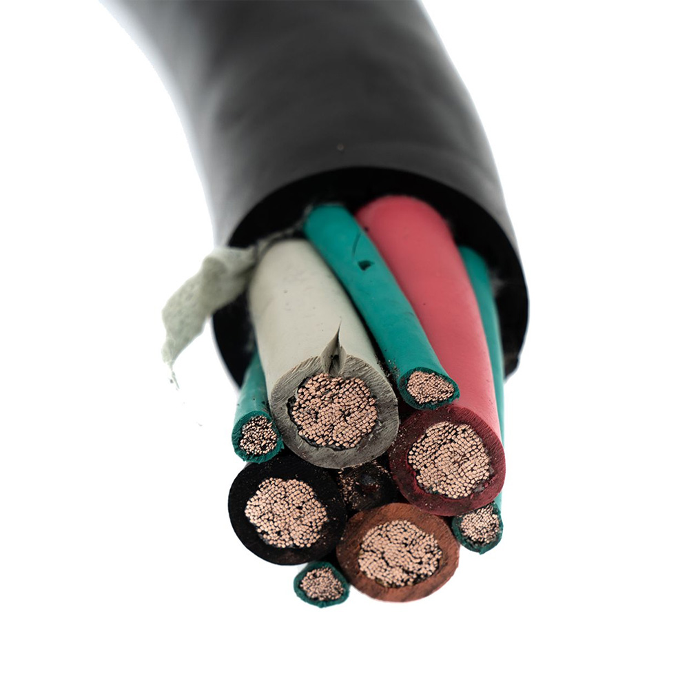 UL MSHA Certified 2000V Trailing Cable – Type G/G-GC| 4 Conductor + Ground Check | Oil & UV Resistant | for Continuous Miners/Shuttle Cars/Drills