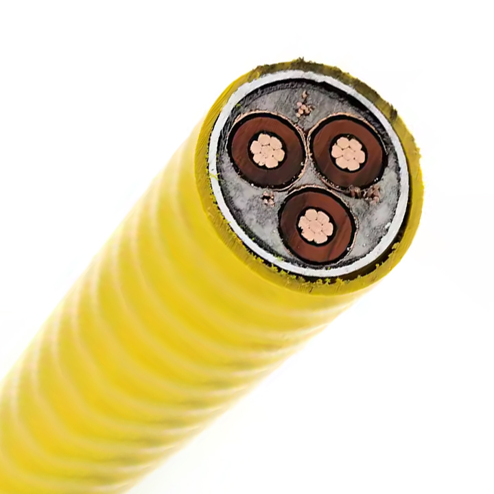 5kV/8kV MC-HL MV-105 Power Cable 3×1/0 AWG | EPR Insulation, Copper Tape Shield | Direct Burial & UL 1072/1569-Picture1